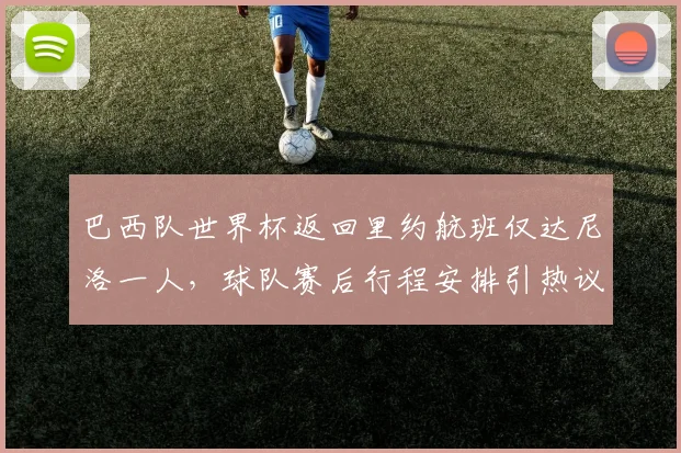 巴西队世界杯返回里约航班仅达尼洛一人，球队赛后行程安排引热议